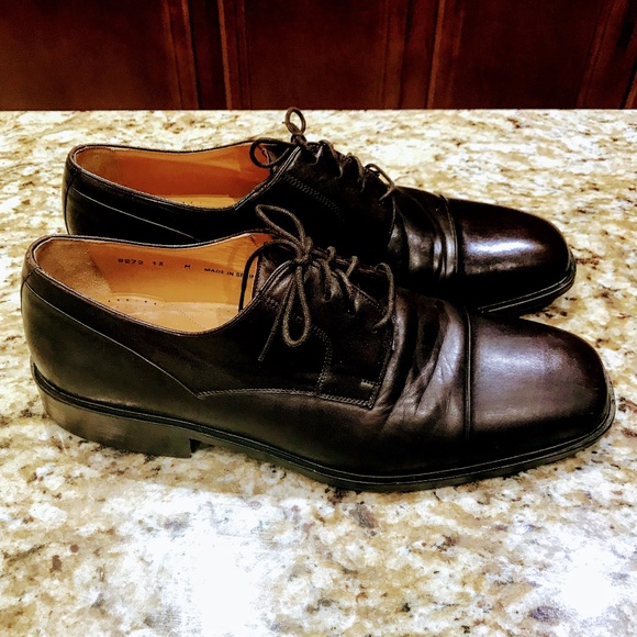 Magnanni Dark Brown Leather Derby